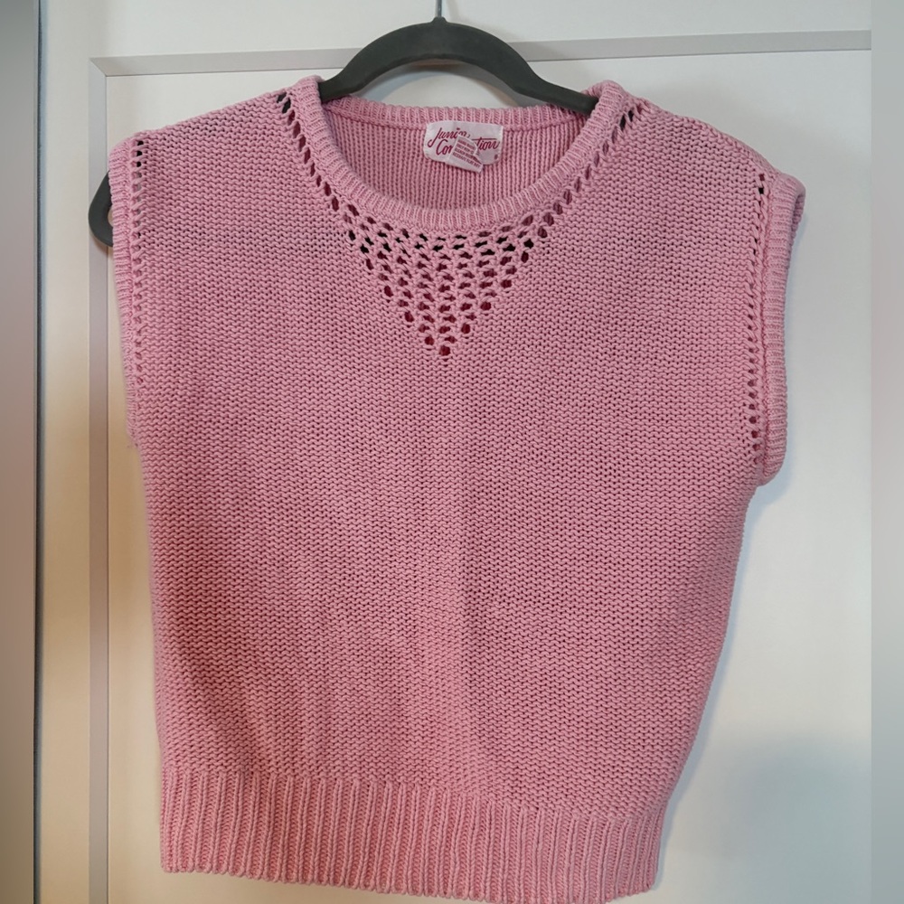 Vintage Junior Connection sweater vest size small